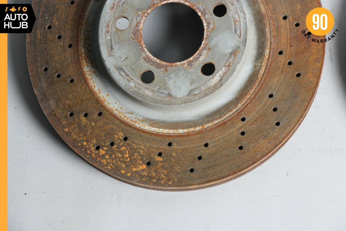 Mercedes W211 E350 SL500 SL550 Front Left & Right Brake Rotors Disc Set of 2 OEM - photo 3
