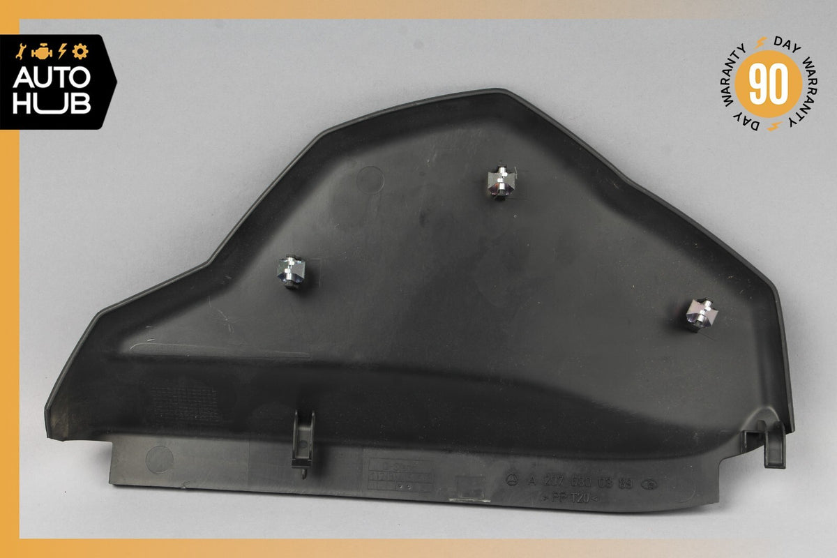 10-17 Mercedes W207 E350 E550 Dashboard Dash Board Trim Panel Left Black OEM - photo 6