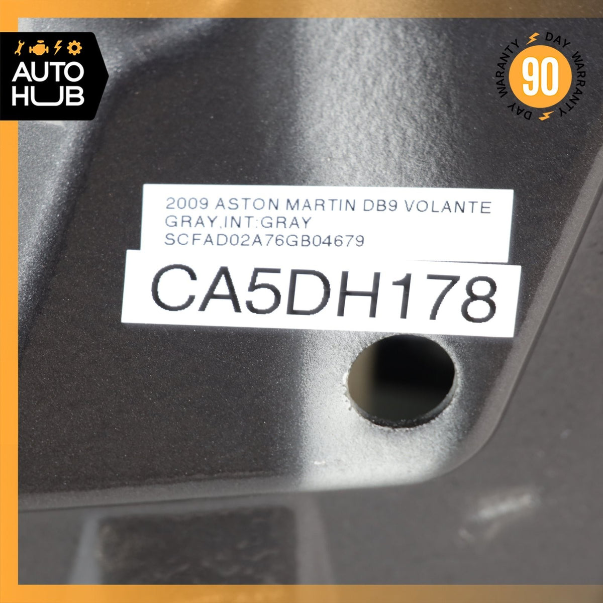 05-12 Aston Martin DB9 DBS Right Passenger  Door Shell Frame Panel Silver OEM - photo 24