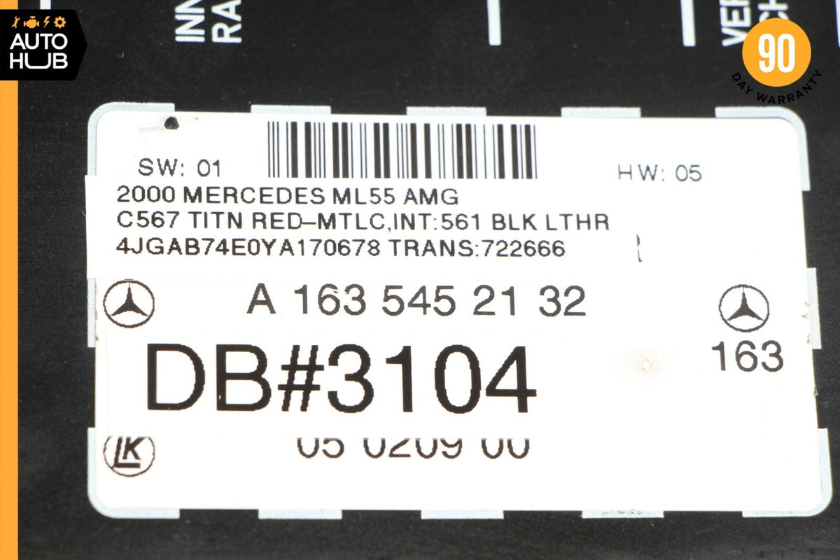 98-05 Mercedes W163 ML55 AMG ML320 Seat Control Module Front Left Or Right OEM - photo 9