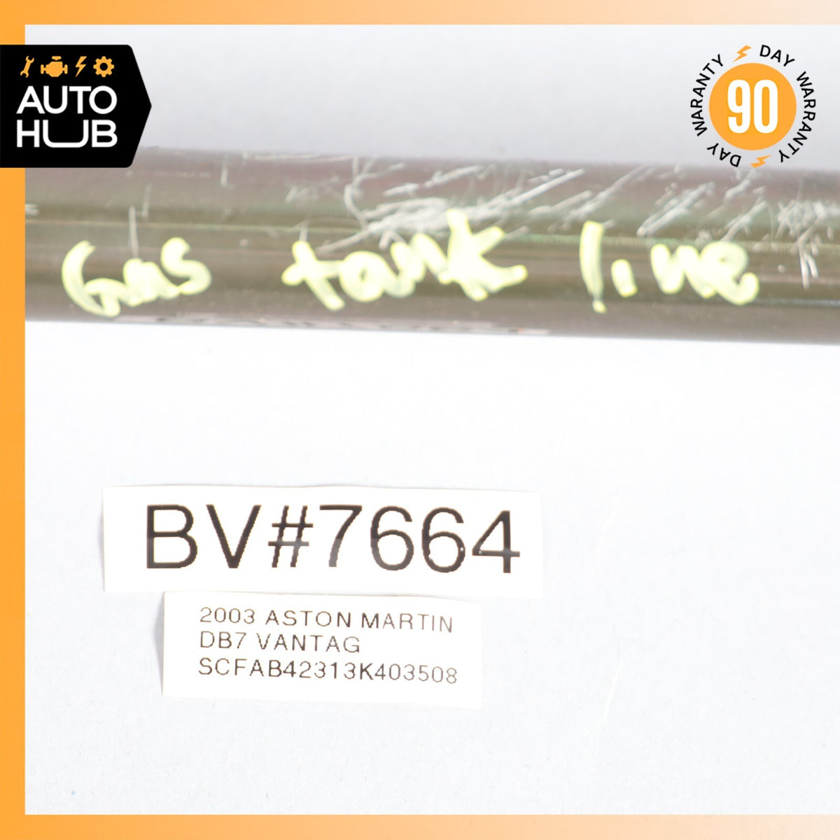 00-04 Aston Martin DB7 Vantage 5.9L V12 Outboard Fuel Gas Tank Line OEM 20k - photo 16