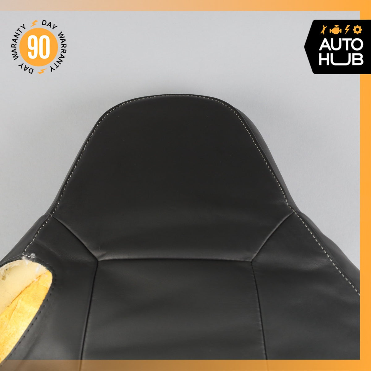 13-17 Audi S5 Convertible Front Left Top Upper Seat Cushion Nappa Black OEM - photo 11