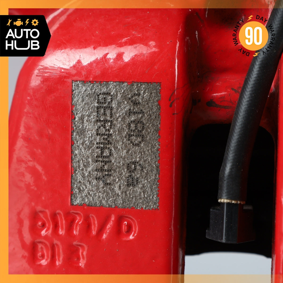 15-25 Porsche Macan 95B Rear Brake Calipers Left & Right Set w/ Actuator Red OEM - photo 6