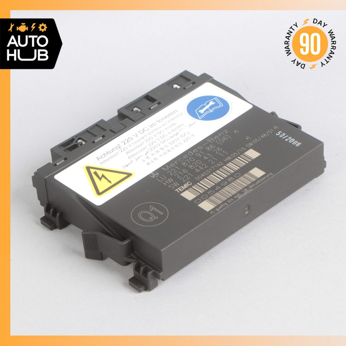07-10 Mercedes W221 S65 S600 Front Left or Right Seat Contour Control Module OEM - photo 1