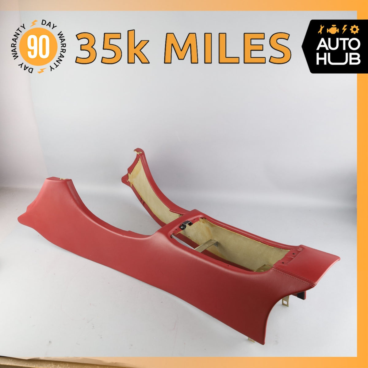 00-04 Aston Martin DB7 Vantage Center Console Carrier Frame Body Red OEM 35k - photo 1
