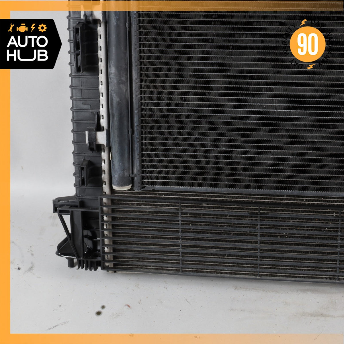 15-25 Porsche Macan 95B Engine Cooling Radiator A/C Condenser Cooler OEM - photo 5