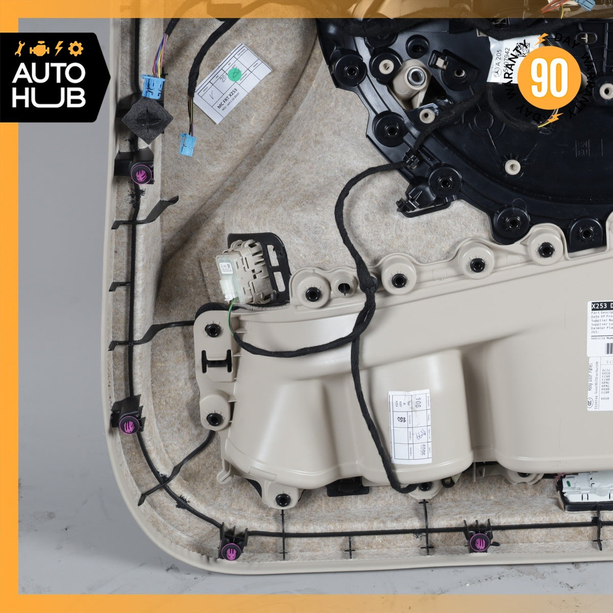 16-23 Mercedes X253 GLC300 GLC300e Front Left Side Interior Door Panel OEM - photo 16
