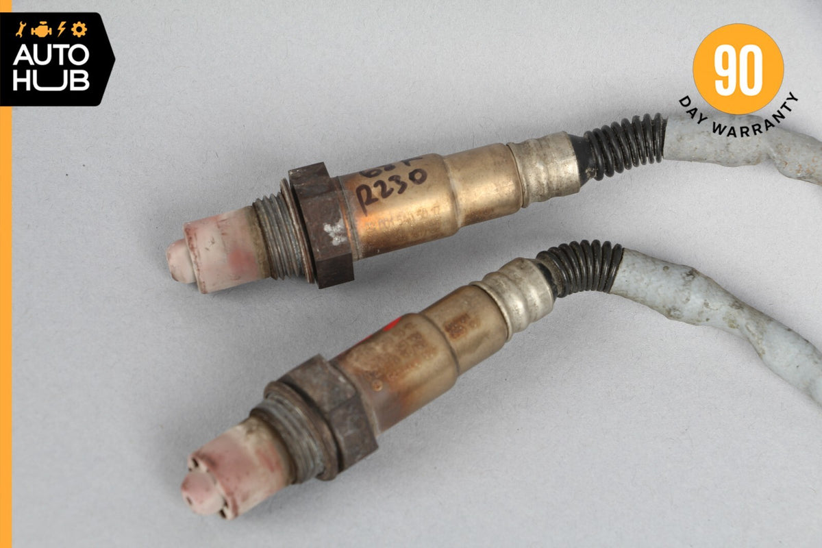 03-08 Mercedes R230 SL500 SL55 AMG Oxygen O2 Sensor Lambda Set of 4 OEM 68k - photo 2