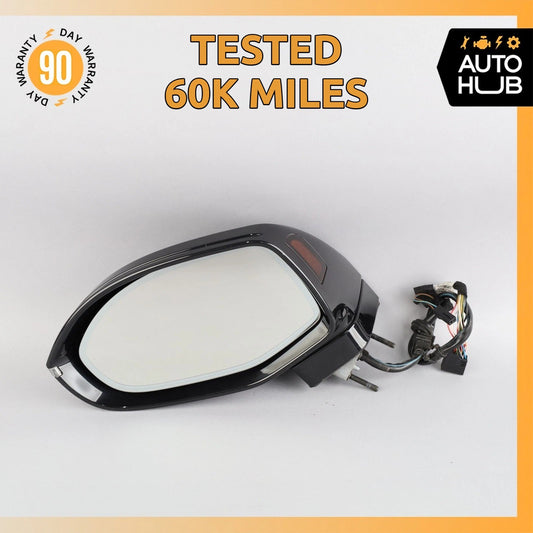 12-18 Audi 4G8 A7 S7 RS7 Left Rear View Door Mirror w/ Blind Spot OEM 60k - photo 1