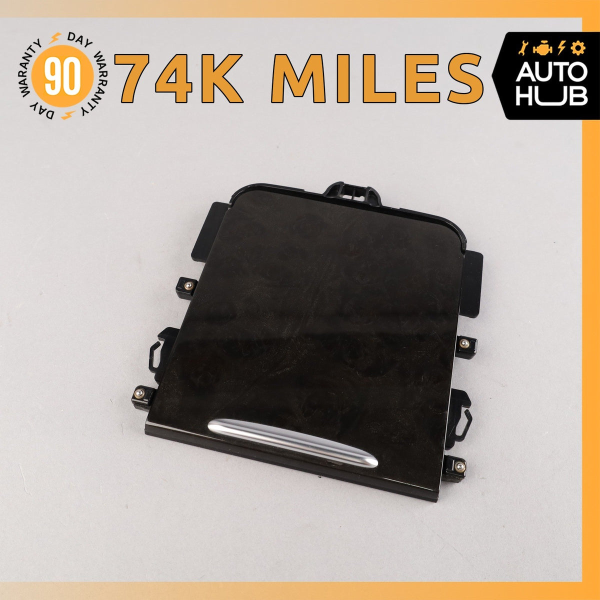 15-21 Mercedes W217 S550 S63 AMG Rear Center Console Cover Wood OEM - photo 1