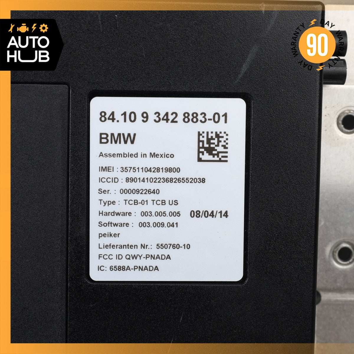 14-20 BMW F33 435i 428i 440i Telematic Communication Control Module OEM - photo 2