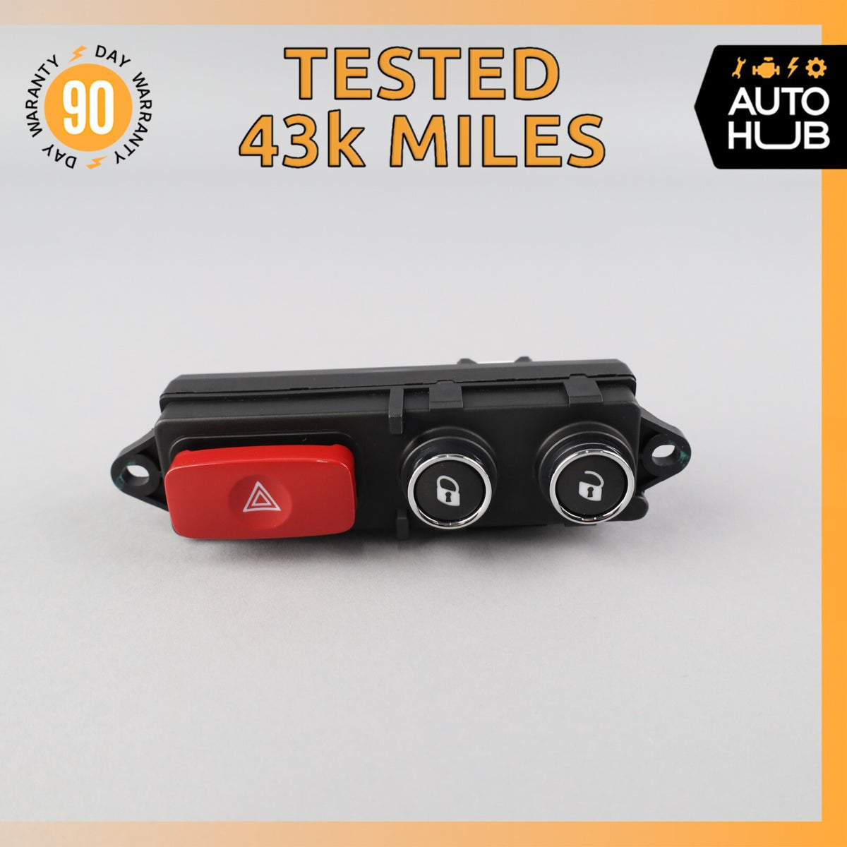 08-19 Maserati GranTurismo S GranCabrio M145 Hazard Light Control Switch OEM 43k - photo 1