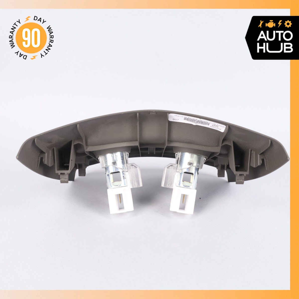 11-18 Porsche Cayenne 958 Rear Center Console Trim Panel w/ USB Hub Brown OEM - photo 8