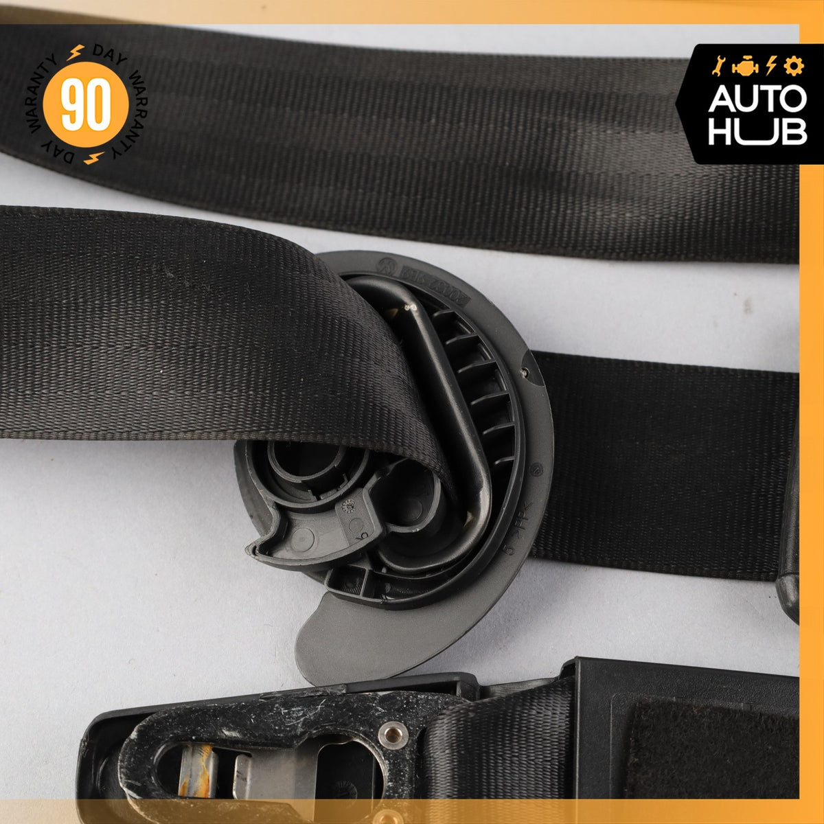 11-18 Porsche Cayenne 958 Front Right Passenger Side Seat Belt Black OEM - photo 14