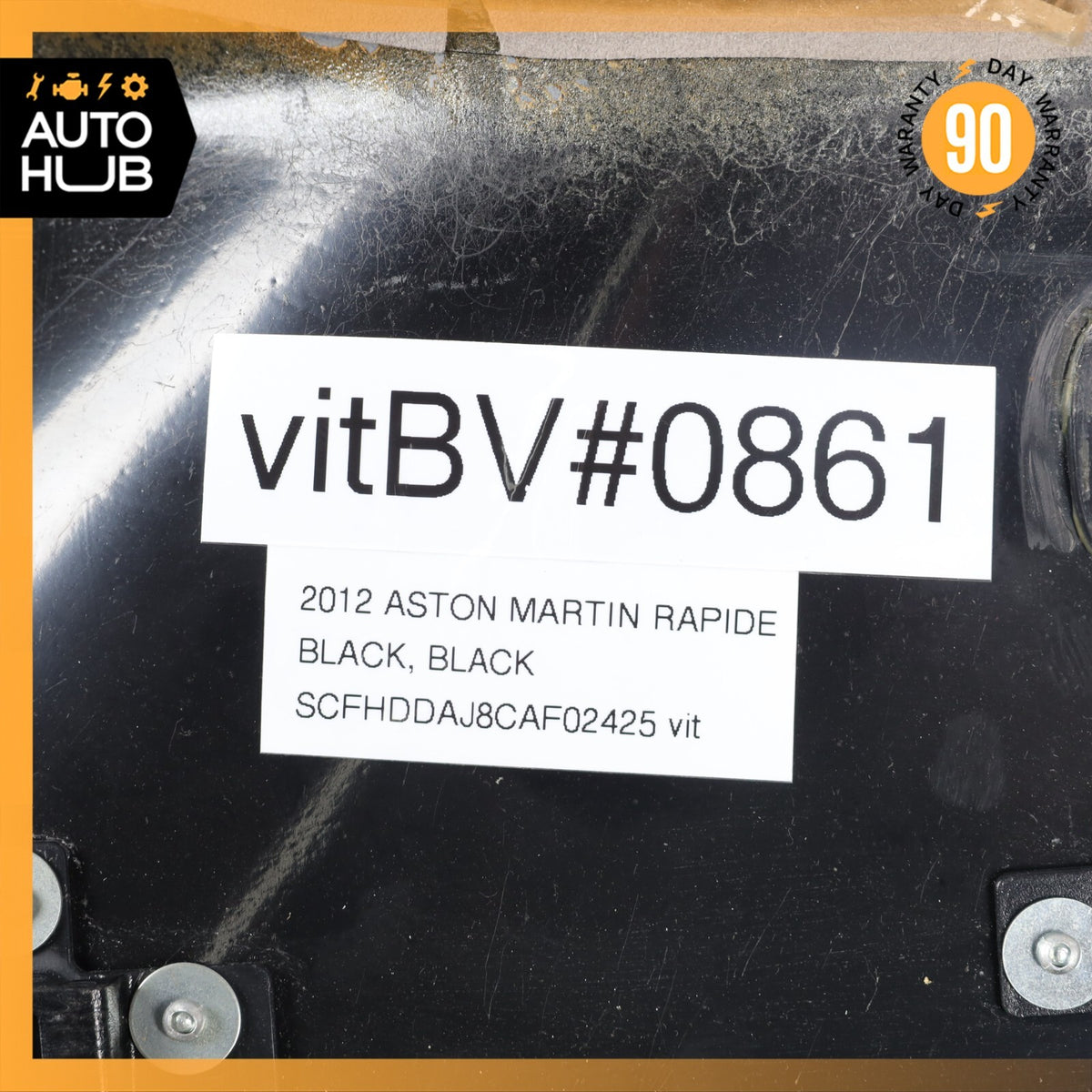 10-19 Aston Martin Rapide Rear Overhead Center Header Trim Cover Panel Suede OEM - photo 20