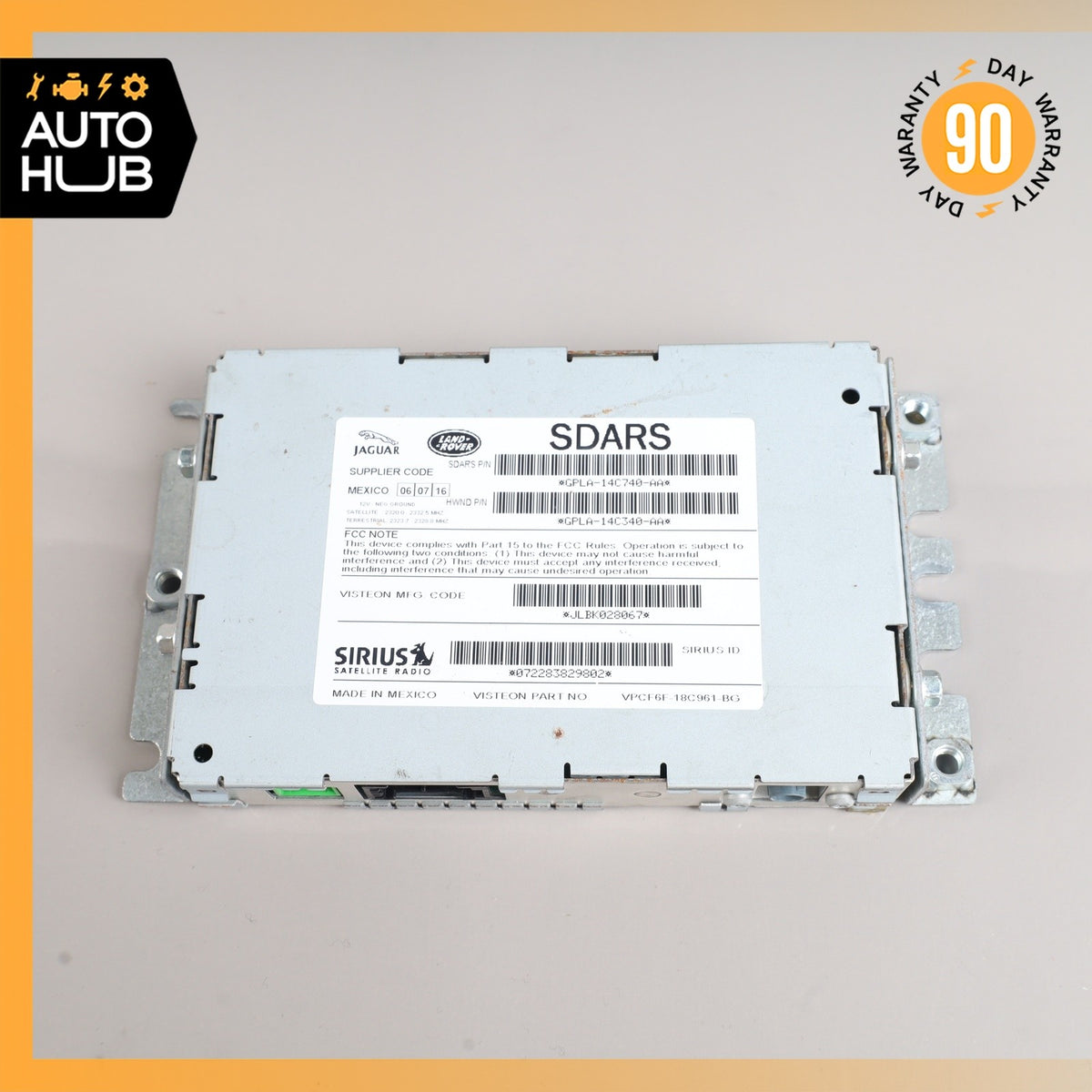 LR Range Rover L494 Satellite Receiver Radio Module Unit GPLA14C740AA OEM - photo 2