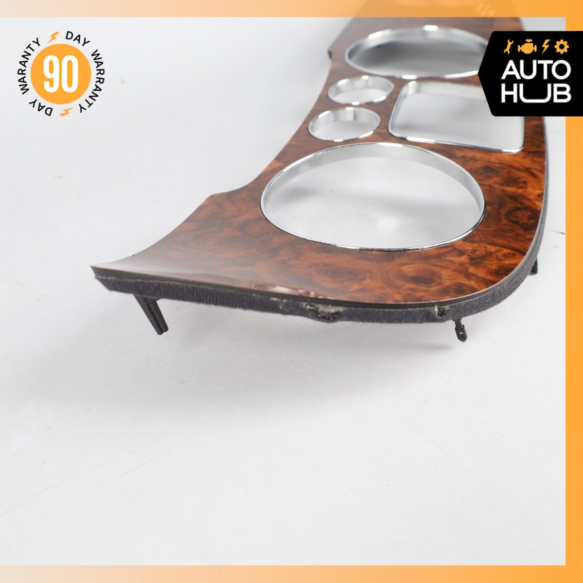 03-13 Bentley Continental Flying Spur Dash Panel Speedometer Bezel Trim Wood OEM - photo 12