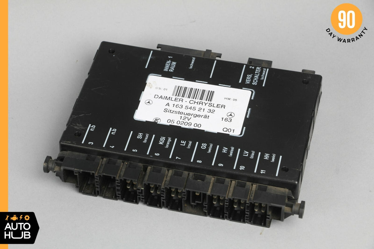 98-05 Mercedes W163 ML320 ML500 Seat Control Module Front Left Or Right OEM - photo 1