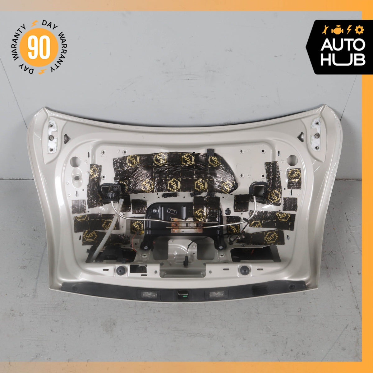 12-14 Bentley Continental GT Coupe Trunk Lid Panel Assembly White OEM 56k - photo 14