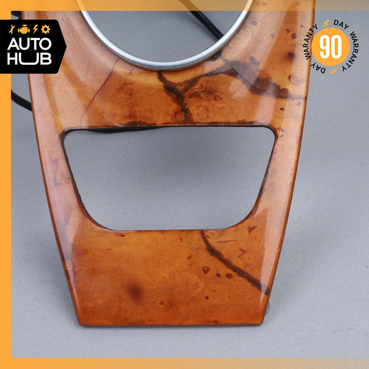 03-04 Mercedes R230 SL500 SL600 Center Console Trim Bezel Wood OEM - photo 2
