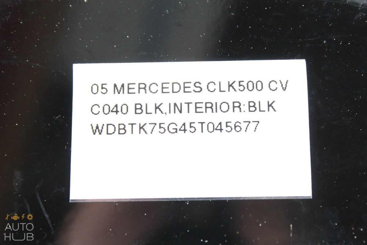 03-09 Mercedes W209 CLK500 CLK320 Convertible Fuel Gas Tank Filler Door Lid OEM - photo 7