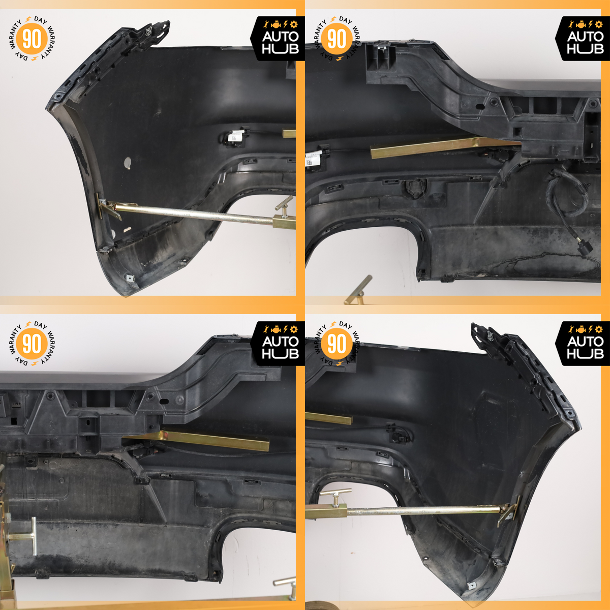 14-16 Porsche Panamera 970 Rear Bumper Cover Black OEM - photo 22
