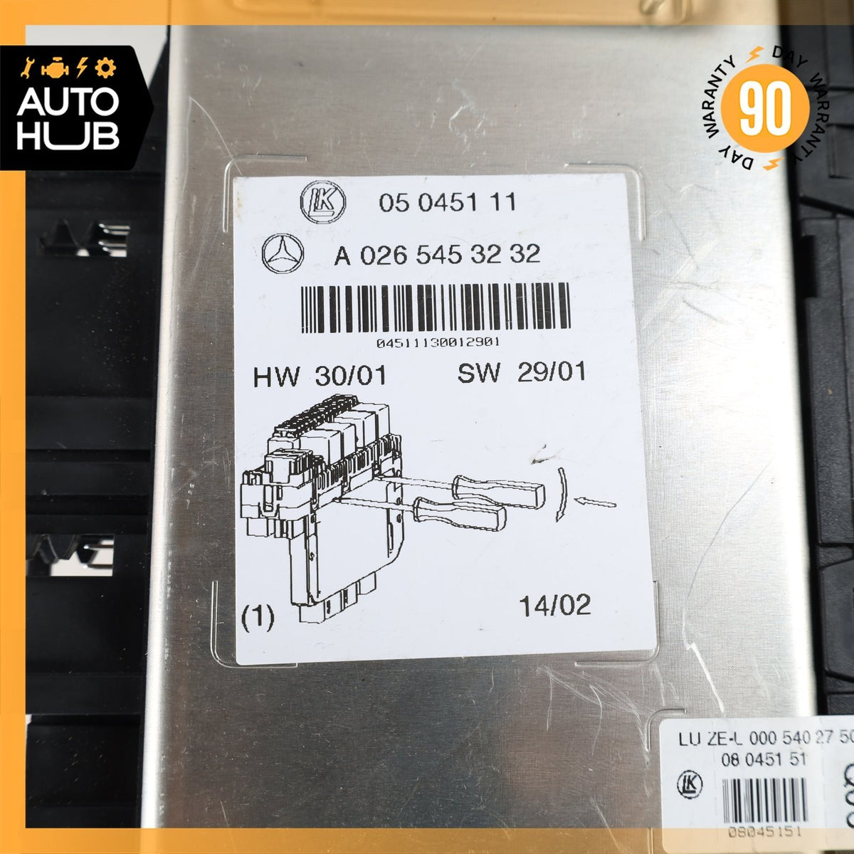 03-12 Mercedes R230 SL500 SL55 AMG Front Left SAM Fuse Box Control Module OEM - photo 11