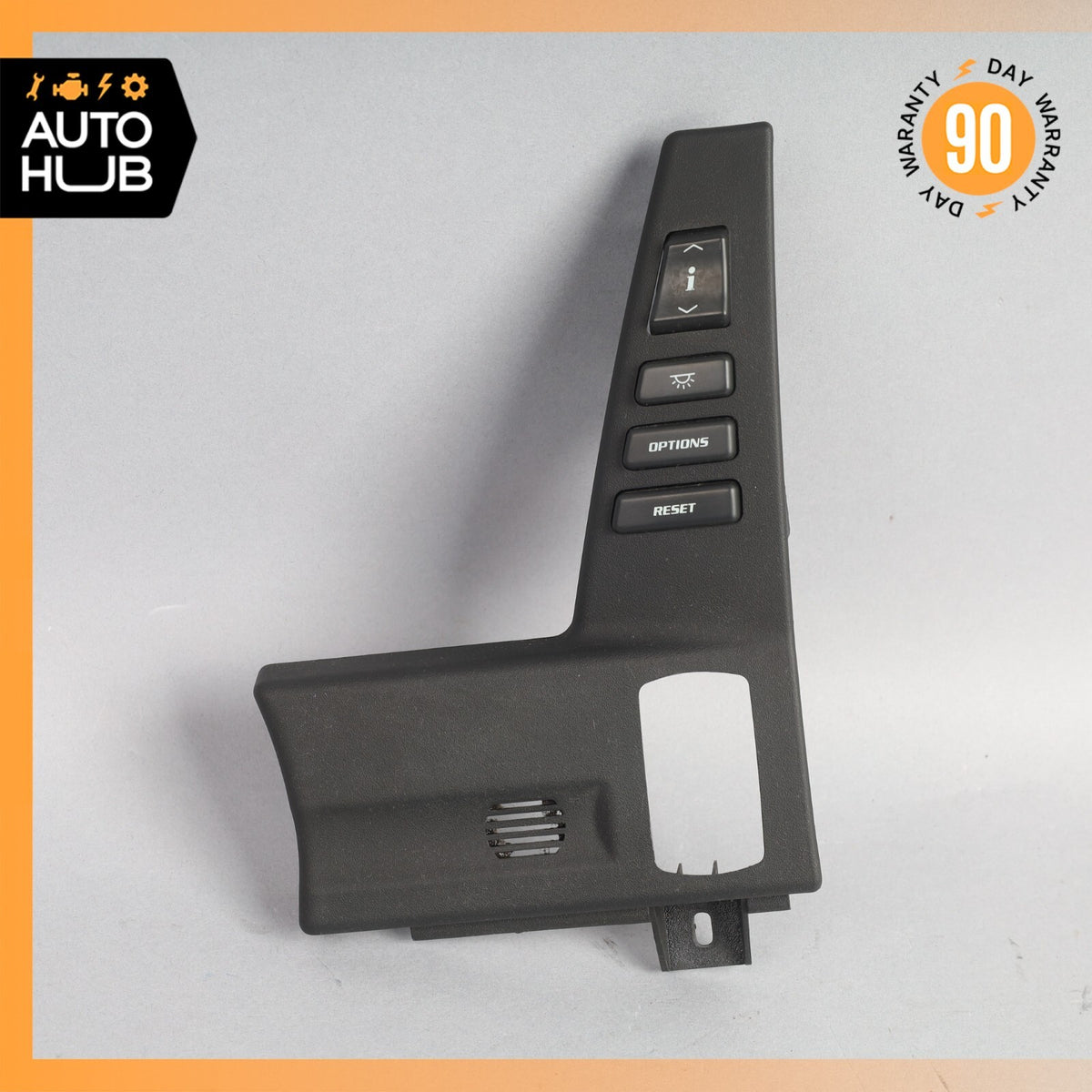 04-09 Cadillac XLR Information Display Switch & Push Start Button Black OEM - photo 1