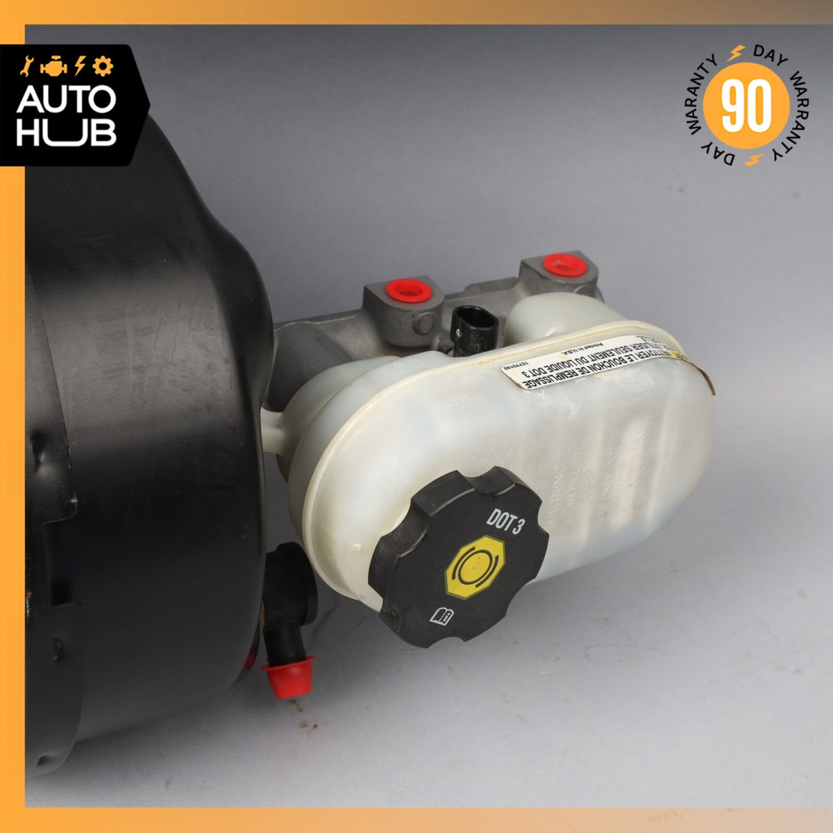 04-08 Cadillac XLR Master Cylinder Power Brake Booster 18016548 OEM - photo 7