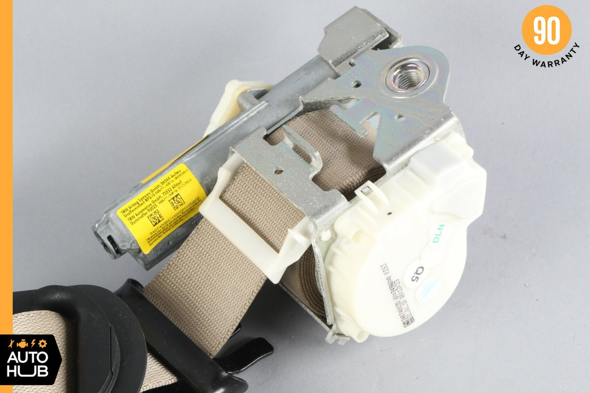 08-15 Mercedes W204 C250 C300 C350 Front Right Passenger Seat Belt Beige OEM - photo 6