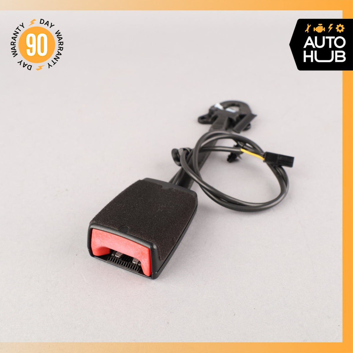 Porsche Macan 95B S Front Left or Right Side Seat Belt Buckle Black OEM 74k - photo 2
