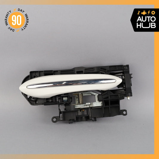11-19 BMW F10 528i 650i Right Side Exterior Door Handle White 51217175650 OEM - photo 1