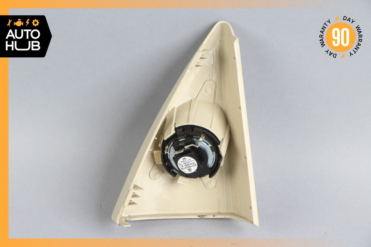 03-06 Mercedes W211 E500 E55 Tweeter Speaker Cover Left Driver Side Beige OEM - photo 7