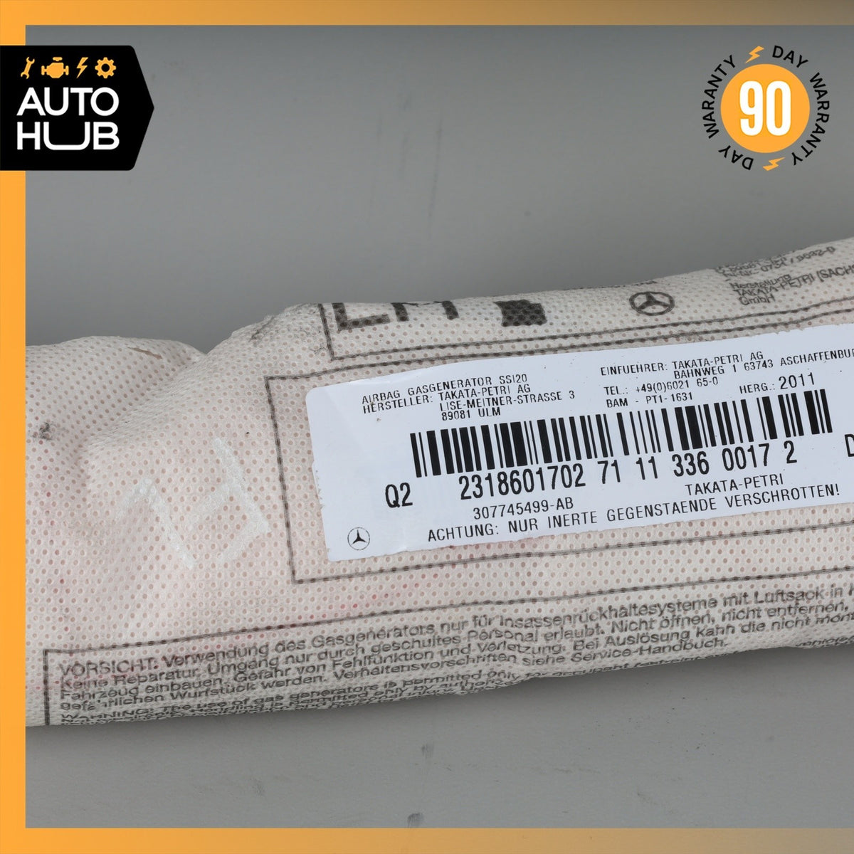 13-20 Mercedes R231 SL550 SL63 AMG Seat Airbag Air Bag SRS Front Left OEM - photo 3