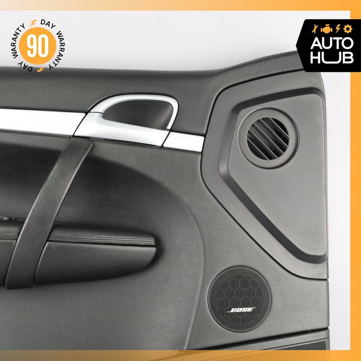 03-10 Porsche Cayenne 955 Front Left Driver Side Interior Door Panel Black OEM - photo 3
