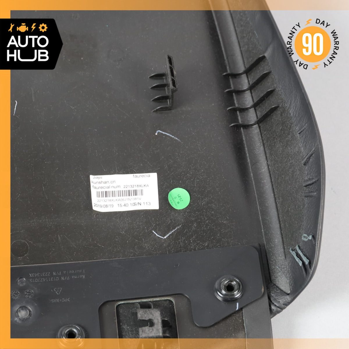 20-22 KARMA Revero GT GTS Back Panel Seat Cover Front Left Side Black OEM 11k - photo 20