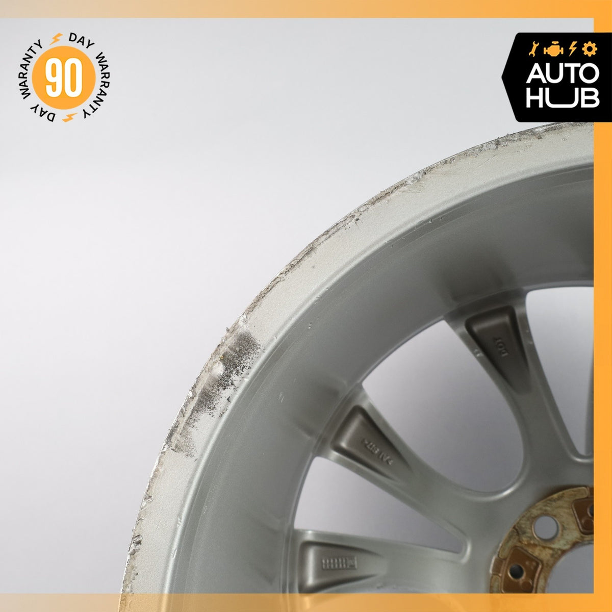 BMW E70 X5 10 x 20 20" Style 227 Front Wheel Rim Silver 8037349 OEM - photo 9
