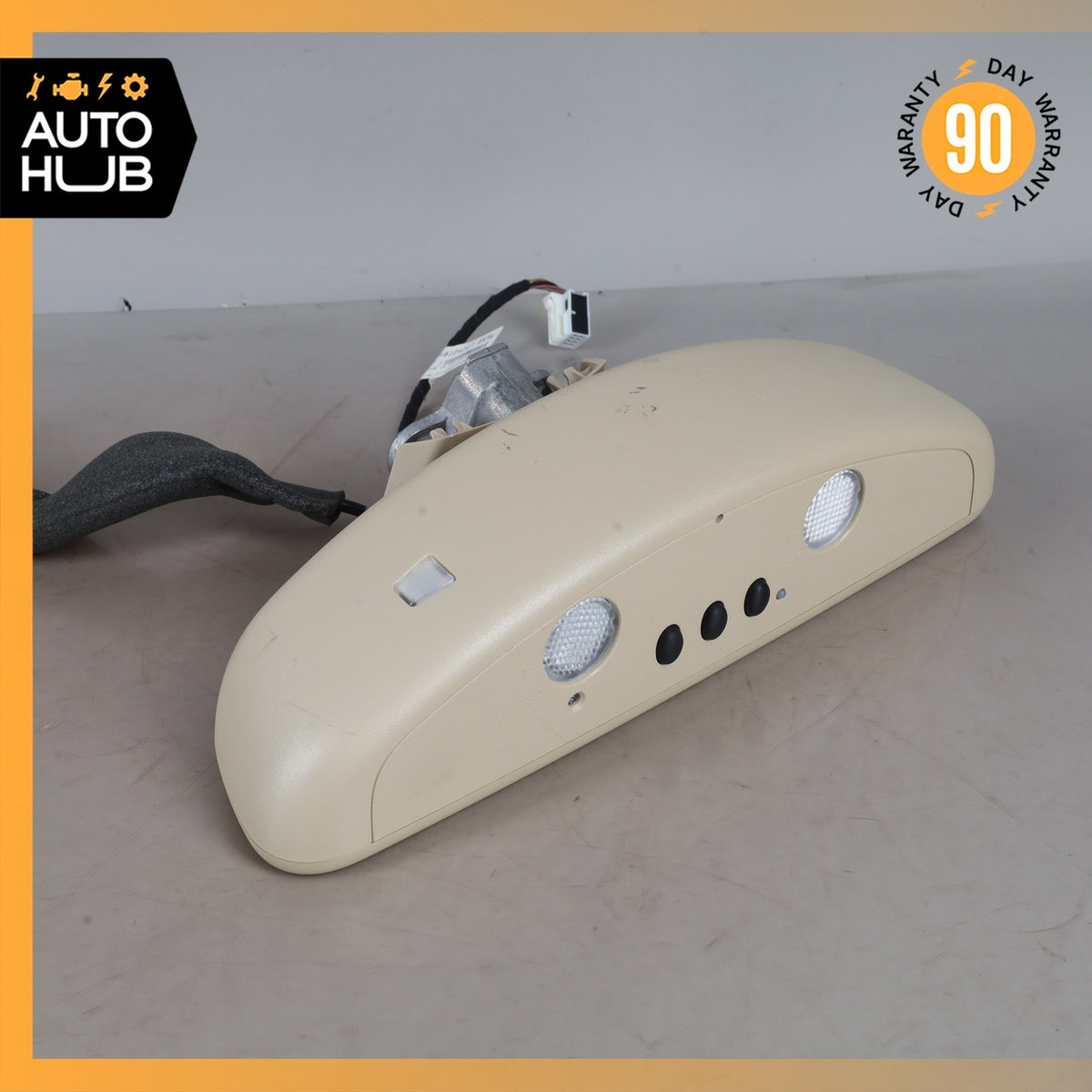 10-16 Mercedes X204 GLK250 C300 Interior Rear View Mirror 2048103217 Beige OEM - photo 4