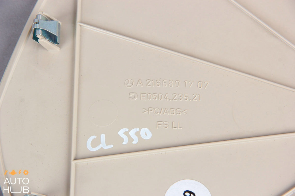 07-13 Mercedes W216 CL550 CL600 Dashboard Dash Board Trim Panel Left Beige OEM - photo 4