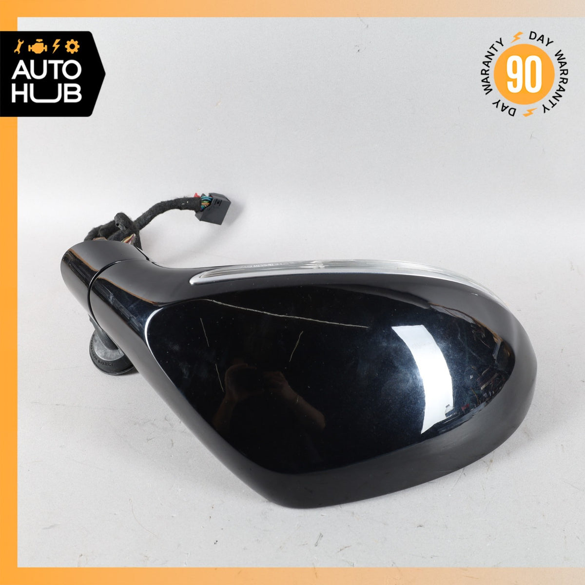 14-18 Bentley Flying Spur Right Side Rear View Door Mirror Black 4W1857410A OEM - photo 16