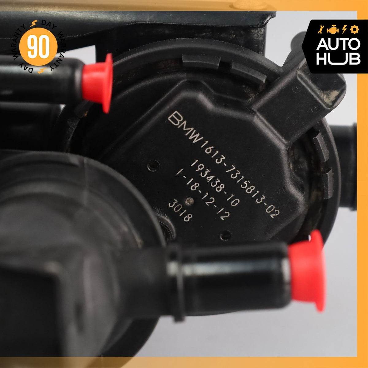 12-16 BMW F30 320i 328i Fuel Charcoal Canister Evap Evaporator OEM - photo 13