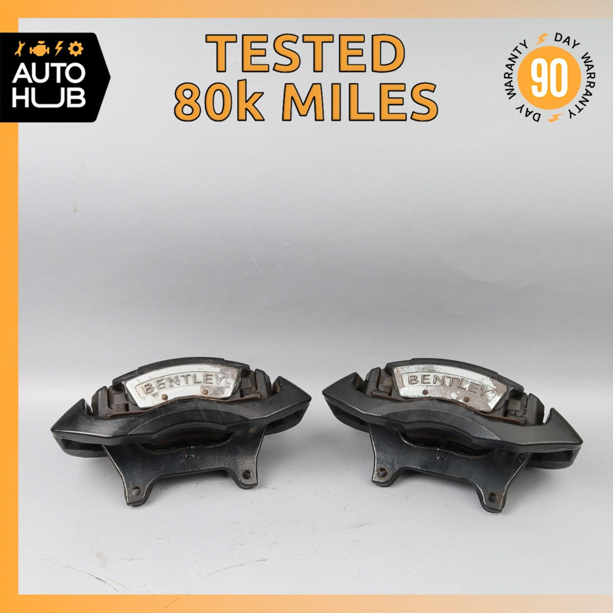 Bentley Continental Flying Spur Front Brake Calipers Left and Right Set OEM 80k - photo 1