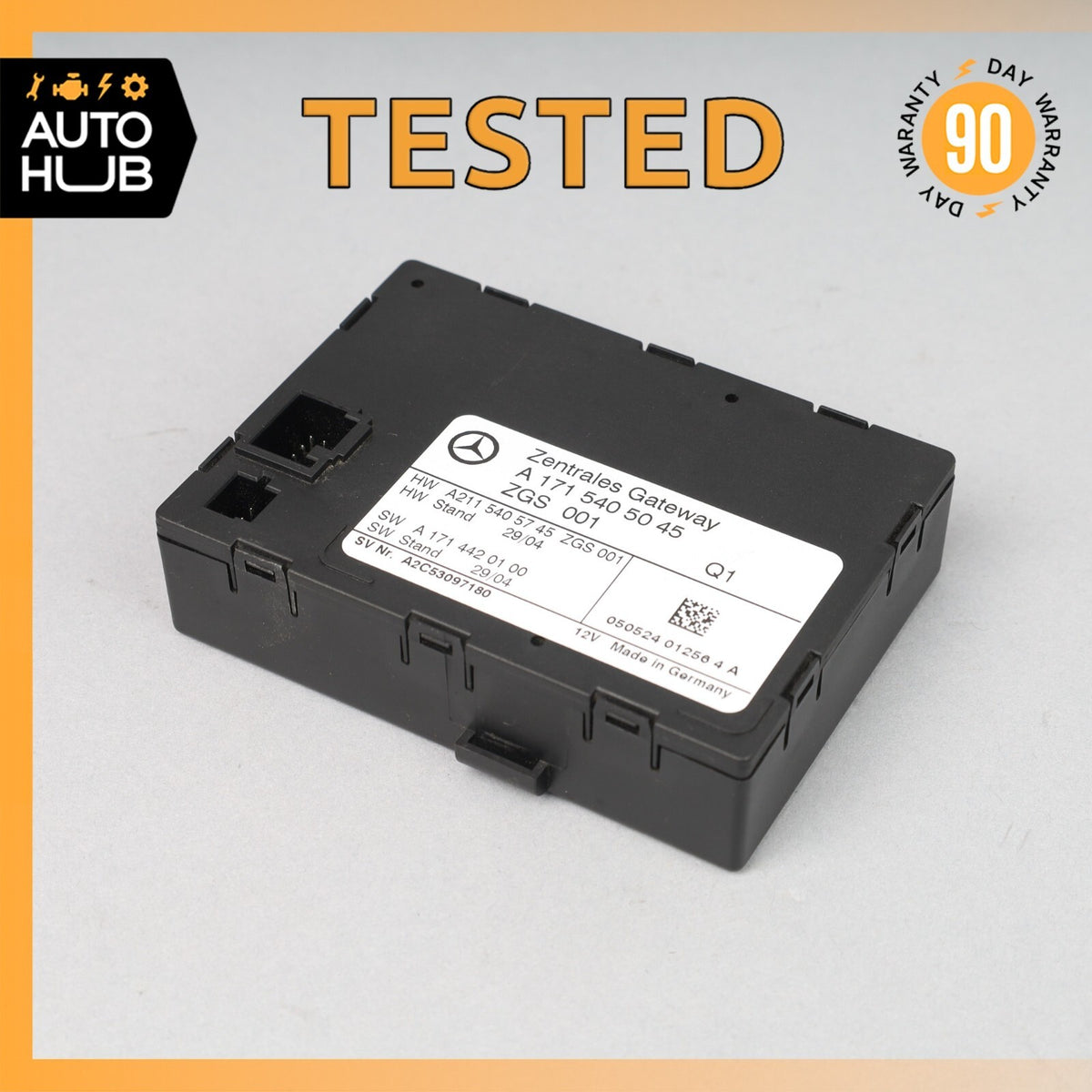 03-11 Mercedes R171 SLK55 E350 Central Gateway Control Module 1715405045 OEM - photo 1