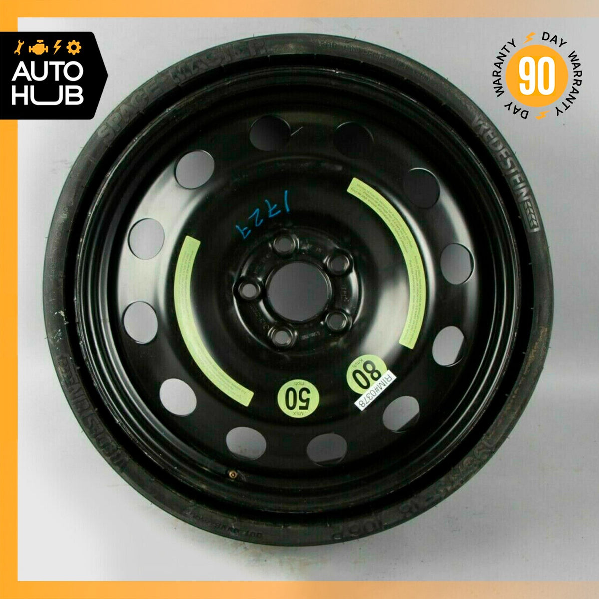 06-13 Mercedes W251 R350 R500 Emergency Spare Tire Wheel Donut Rim 18" 18 OEM - photo 1