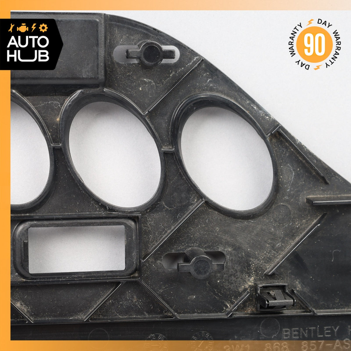 03-15 Bentley Continental GT Right Knee Panel Under Dashboard Dash w/Trim OEM - photo 15