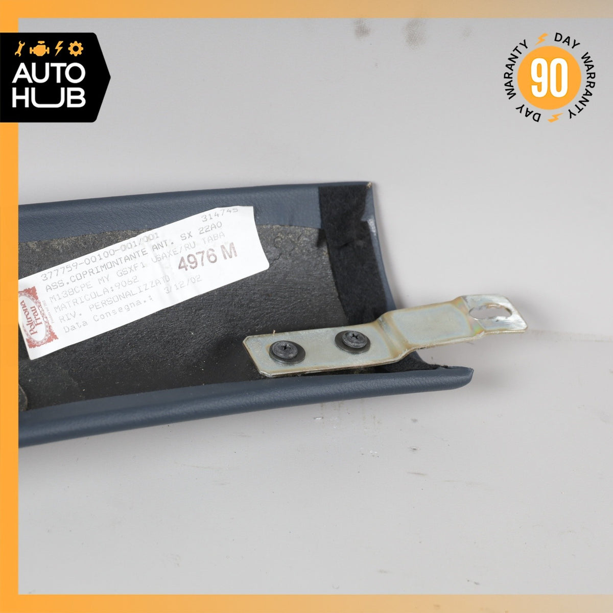 02-07 Maserati 4200 M138 Coupe Front Left Interior Trim Panel A Pillar OEM 31k - photo 10