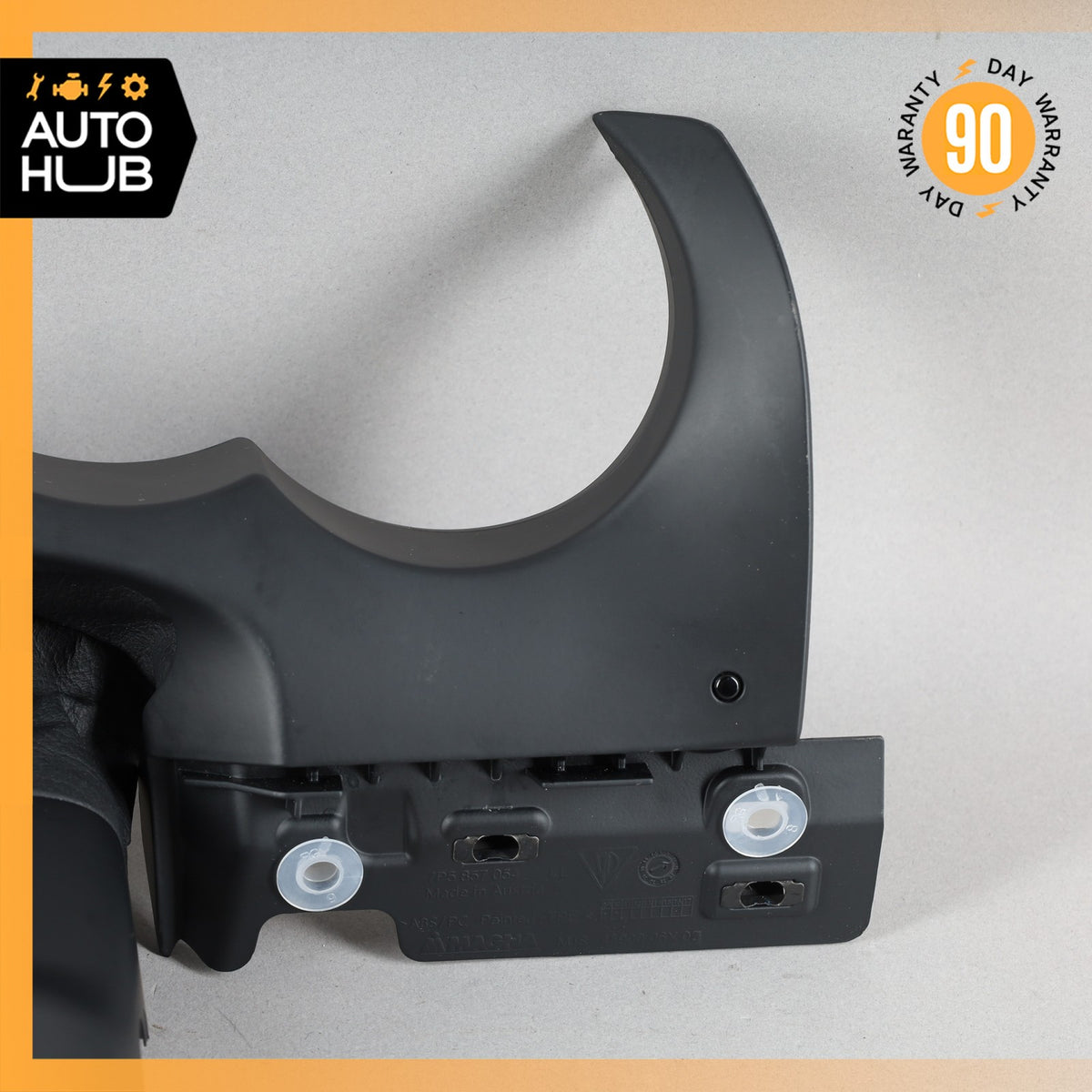 11-18 Porsche Cayenne 958 Steering Column Cover Trim Black OEM - photo 4