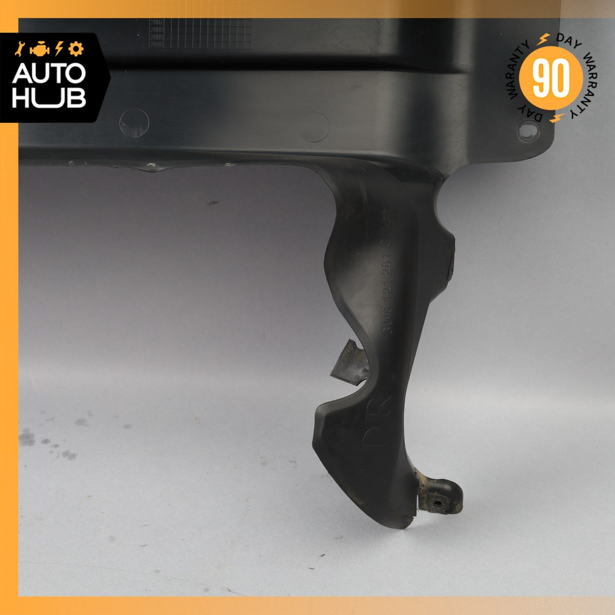 03-06 Bentley Continental GT Radiator Support Lower Air Guide Baffle OEM 36k - photo 9