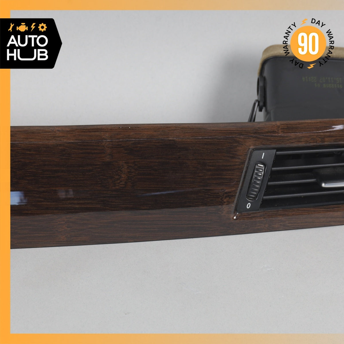 08-10 BMW E60 550i Dashboard Center Cover Panel Trim Molding w/ AC Vent OEM - photo 2