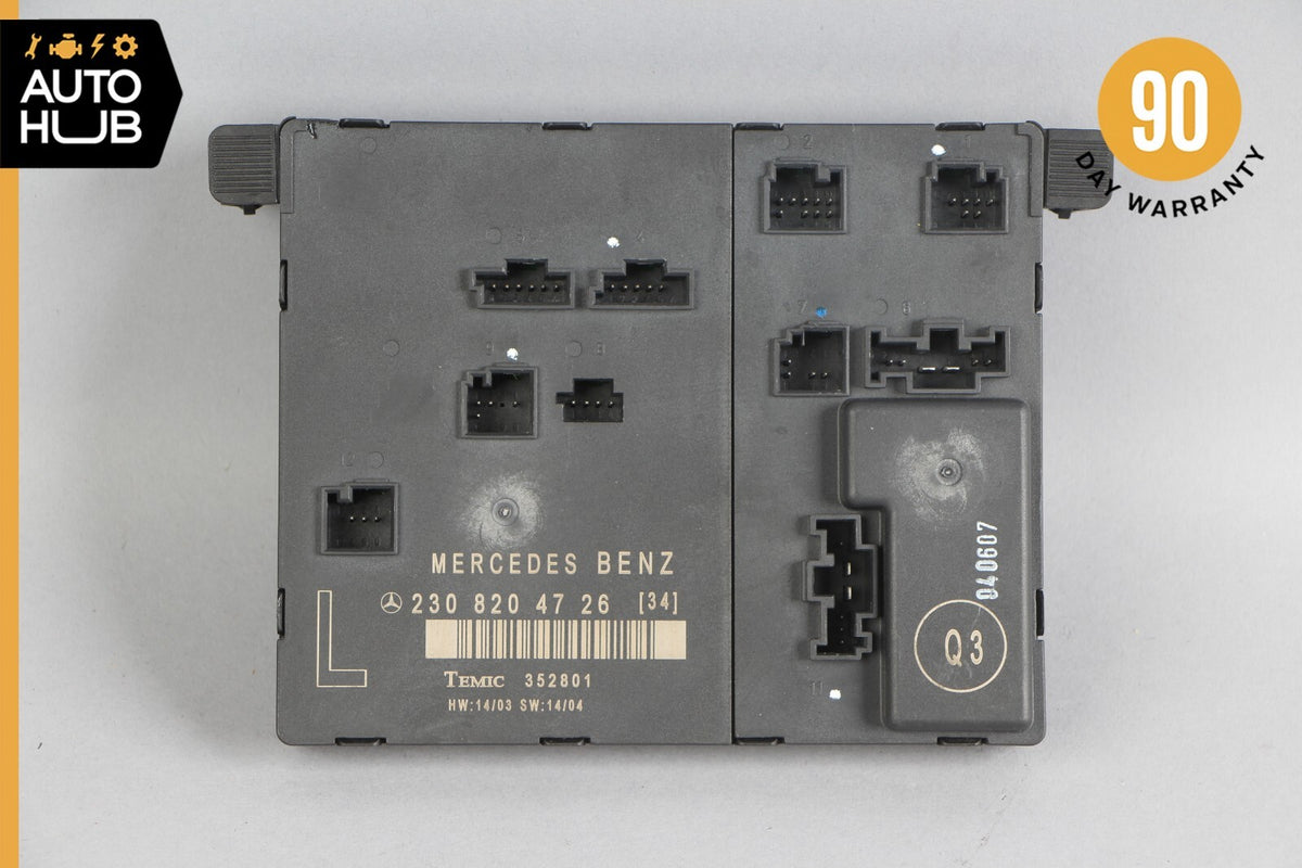 03-12 Mercedes R230 SL500 SL55 AMG SL550 Door Control Module Left Side OEM - photo 5